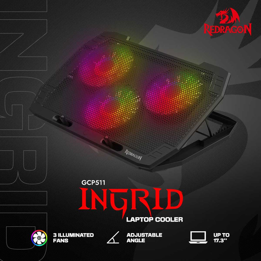 Redragon Ingrid RGB 3Fan laptop cooler