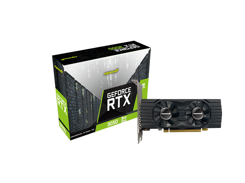 Manli GeForce RTX™ 3050 6GB Nebula Twin (Mini GPU)