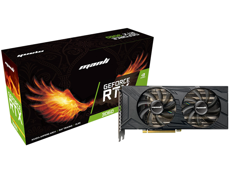 Manli GeForce RTX™ 3060 - 12GB Graphic Card