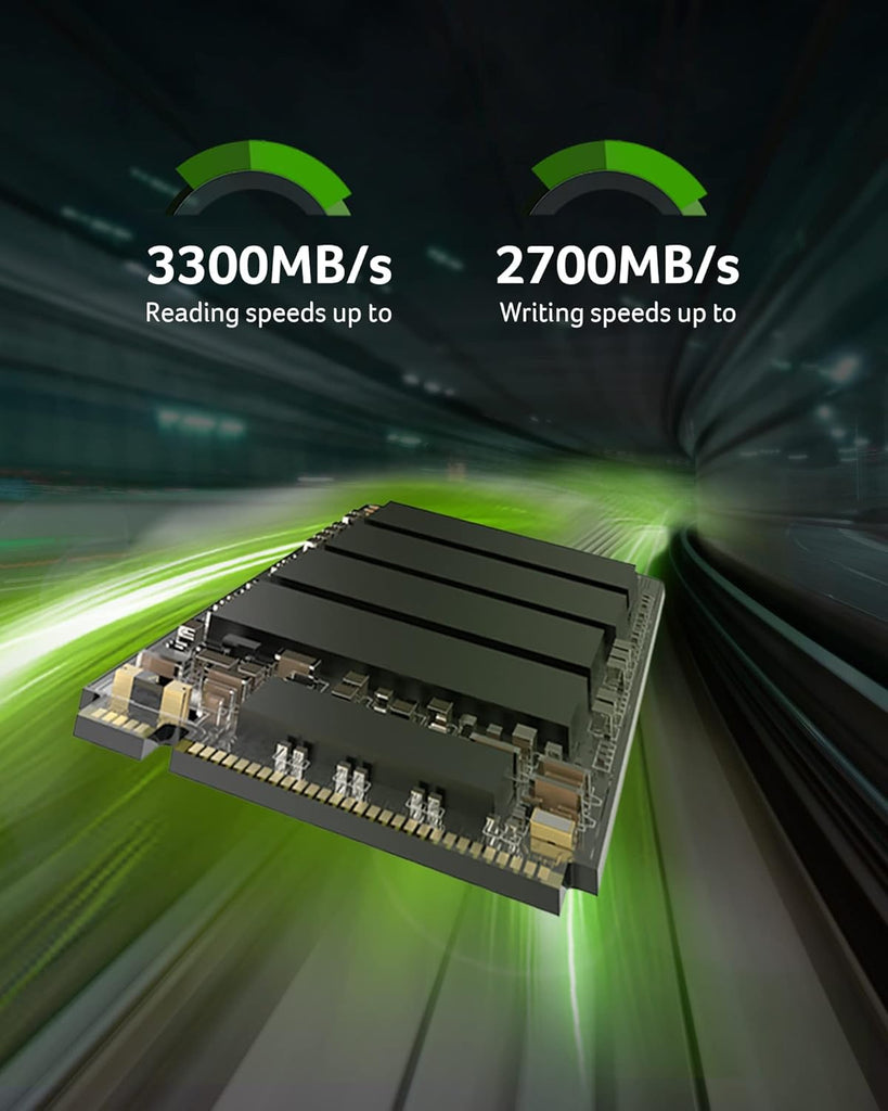acer FA100 2TB M.2 SSD 2280 NVMe Gen3 x4 Storage for PC and Laptops| محرك أقراص الحالة الصلبة الداخلي Acer FA100 M.2 SSD 2280 NVMe Gen3 x4 بسعة 2 تيرابايت، بسرعة تصل إلى 8 جيجابايت/ثانية، لأجهزة الكمبيوتر الشخصية وأجهزة الكمبيوتر المحمولة