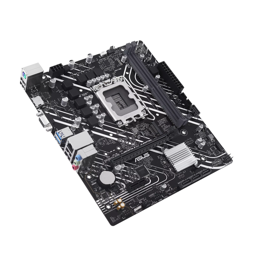 Asus PRIME H610M-K ARGB DDR5 M-ATX Gaming Motherboard / لوحة أم للألعاب Asus PRIME H610M-K ARGB DDR5 M-ATX