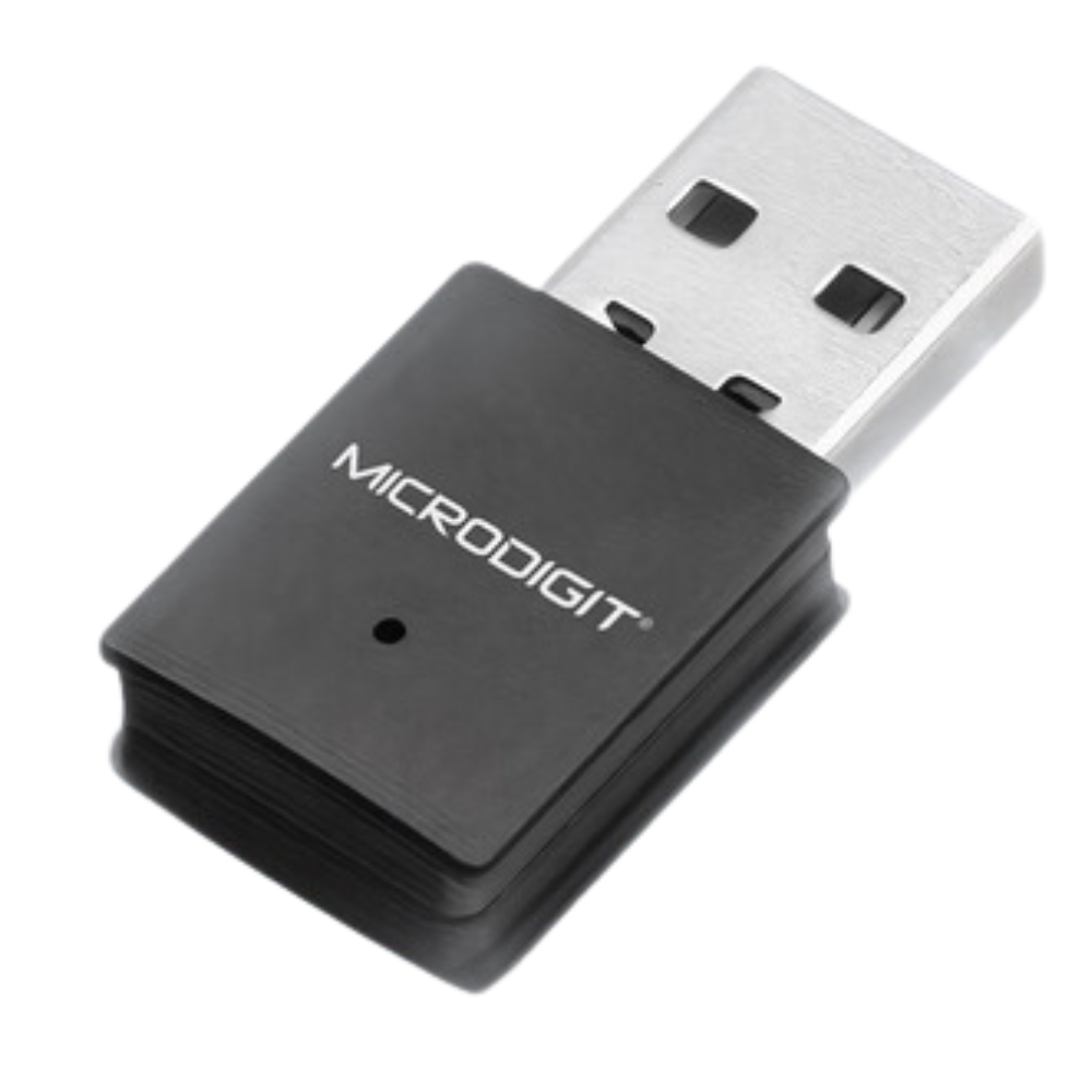 MicroDigit 2 in 1 WiFi + Bluetooth Dongle – AC600 – Mini Adapter | محول مايكرو ديجيت 2 في 1 واي فاي + بلوتوث - AC600 - محول صغير