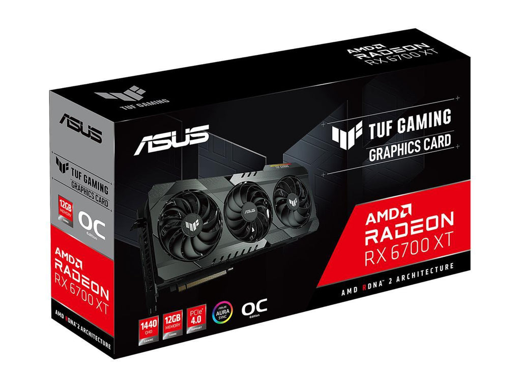 ASUS TUF Gaming Radeon RX 6700 XT 12GB OC Edition Graphics Card