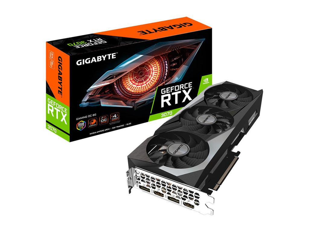 GIGABYTE Gaming GeForce RTX 3070 8GB GDDR6 PCI Express 4.0 ATX Video Card GV-N3070GAMING OC-8GD (rev. 2.0)