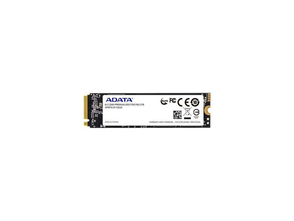 ADATA PREMIUM SSD FOR PS5 M.2 2280 2TB PCI-Express 4.0 x4, NVMe 1.4 3D NAND Internal Solid State Drive (SSD)