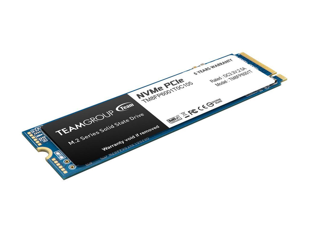 1TB PCIe 3.0 x4 with NVMe SSD,1.3 3D NAND Internal Solid State Drive (SSD) Team Group MP33 M.2 2280