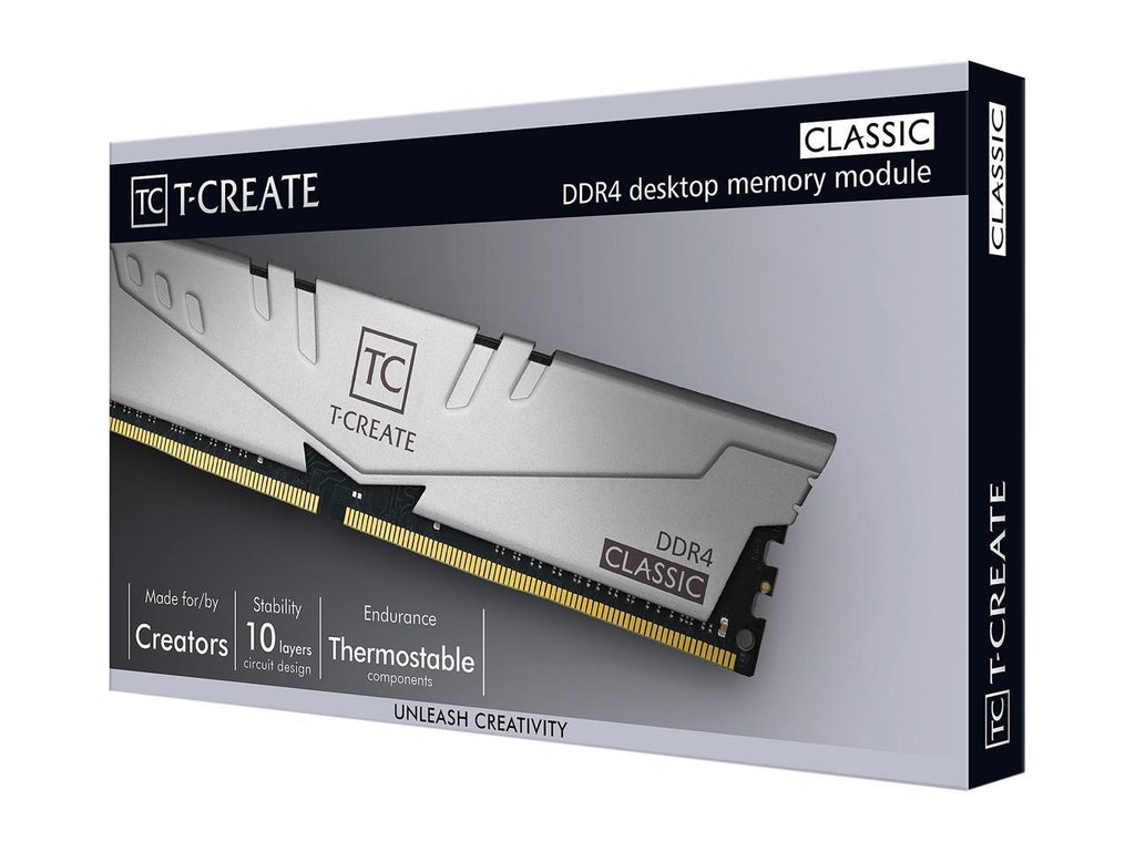 Team T-Create Classic 10 LAYERS 16GB (2 x 8GB) SDRAM DDR4 3200 (PC4 25600) Desktop Memory