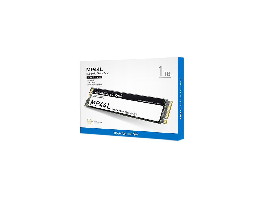 Team Group MP44L M.2 2280 1TB PCIe 4.0 x4 with NVMe 1.4 Internal Solid State Drive (SSD)