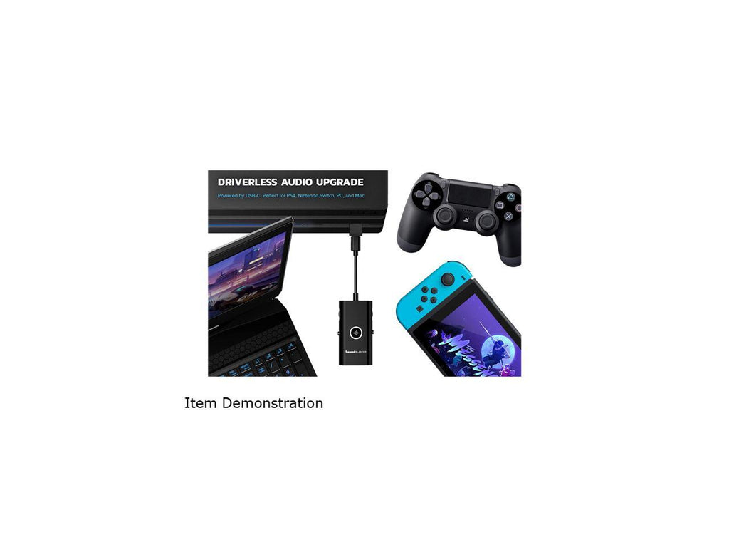 Creative Sound Blaster G3 USB-C External Gaming USB DAC and Amp for PC, PS4, Nintendo Switch, Ft. GameVoice Mix (Audio Balance for Game/Chat), Mic/Vol Control and Mobile App Control, Plug-and-Play