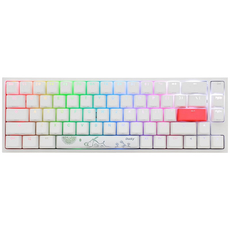Ducky One 2 Mini SF 65% RGB Gaming Keyboard Cherry Red RGB Switch - White DKON1967ST RUSPDWWT1