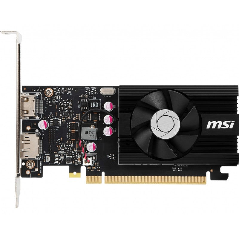 MSI NVIDIA GeForce GT 1030 2GB DDR4 Graphics Card
