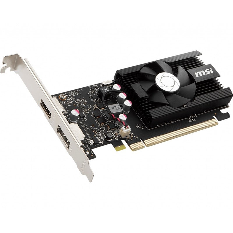 MSI NVIDIA GeForce GT 1030 2GB DDR4 Graphics Card