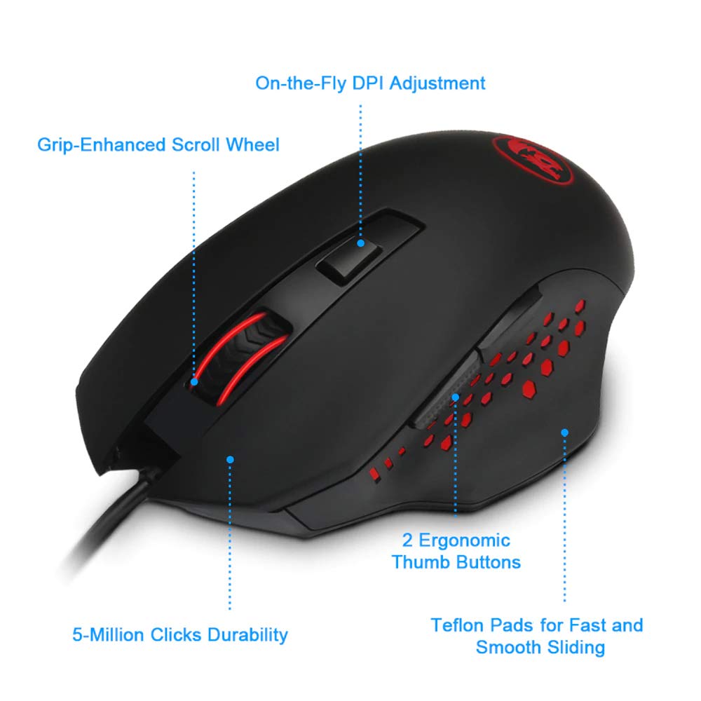 Redragon Gainer M610 Gaming Mouse / ماوس الألعاب Redragon Gainer M610