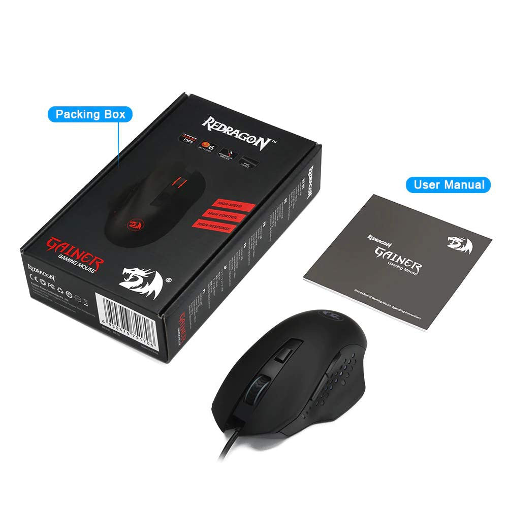 Redragon Gainer M610 Gaming Mouse / ماوس الألعاب Redragon Gainer M610