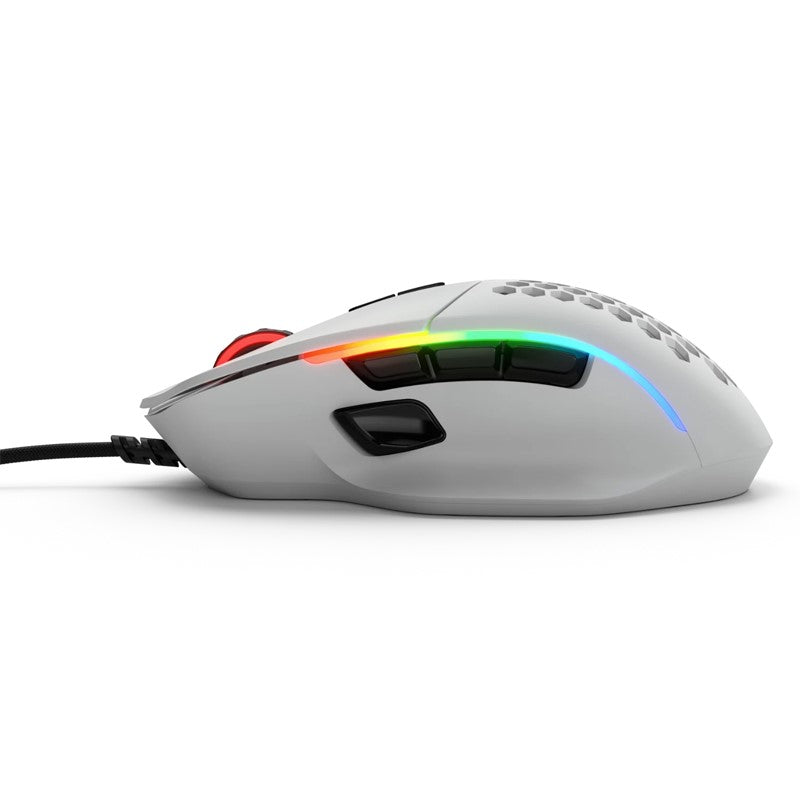Glorious Model I Wired RGB - (Matte White) Gaming Mouse