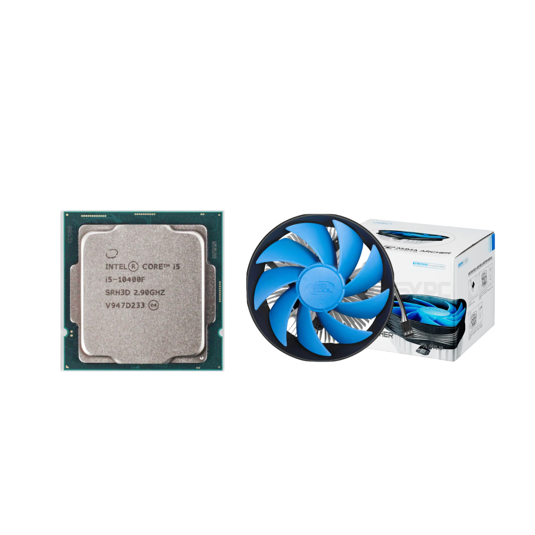 Intel Core i5-10400F Processor (OEM Tray) + Deepcool Archer CPU Intel Core i5-10400F Processor (OEM Tray) + Deepcool Archer CPU
