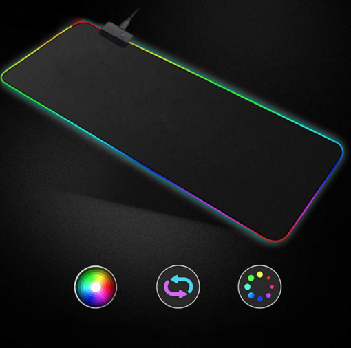 Rasure LED RGB Colorful USB Gaming Mouse Pad for Gamer RS-01 (80x30)