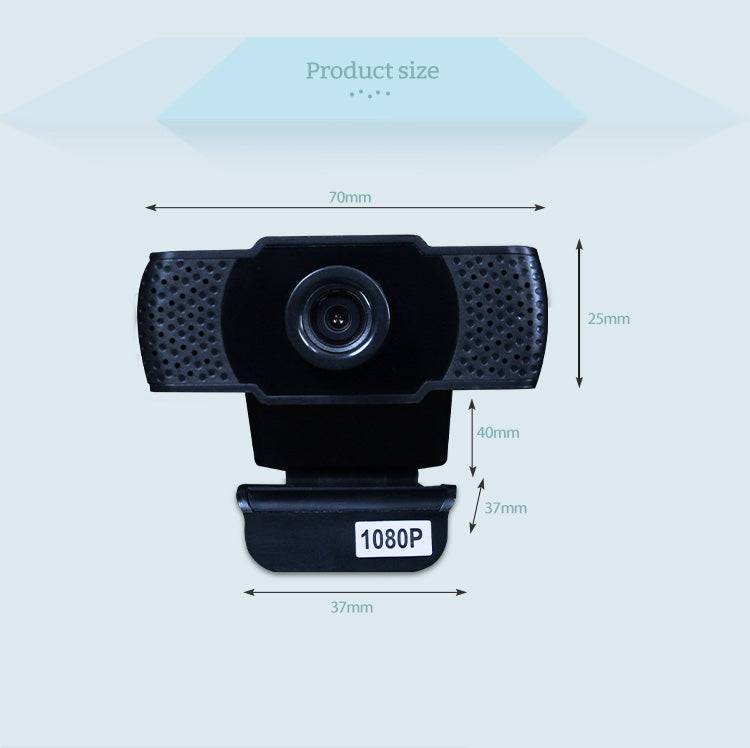 High Quality 1920x1080 USB Wired Webcam HD 1080P