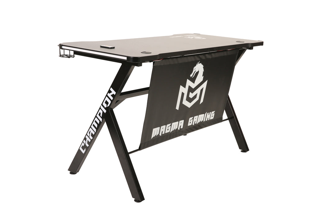 Magma Gaming Champion (Black) Gaming Desk