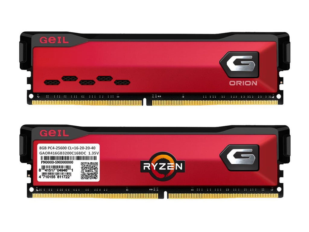 16GB (2 x 8GB) DDR4 3200 GeIL ORION AMD Edition