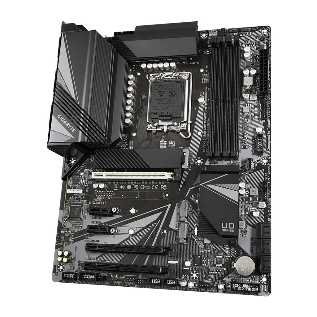 Intel® Z690 Motherboard with Direct 16+1+2 Phases Digital VRM Design, DDR5 MEMORY, PCIe 5.0 Design, Ultra Performance VRM Heatsinks, 3 x PCIe 4.0 M.2 with Thermal Guard, 2.5GbE LAN,Rear USB 3.2 Gen 2x2 Type-C®, Q-Flash Plus
