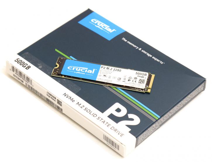 Crucial 500GB NVMe M.2 SOLID STATE DRIVE