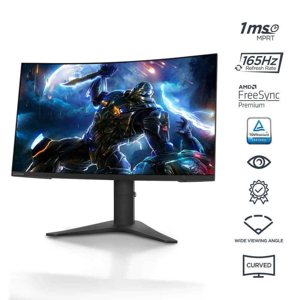 Lenovo G27c-10 Curved Gaming Monitor 165Hz 1ms