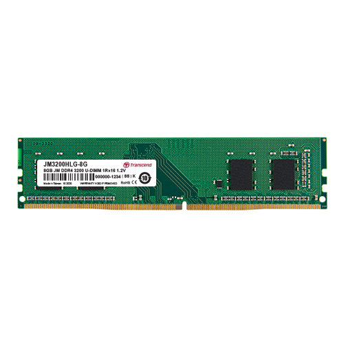 Transcend DDR4 Ram 16GBx1 3200Mhz