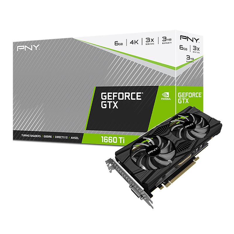 PNY GeForce GTX 1660 Ti 6GB Dual Fan