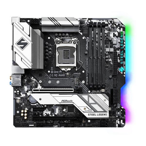 ASRock B460M Steel Legend Motherboard – AlHamlan Store