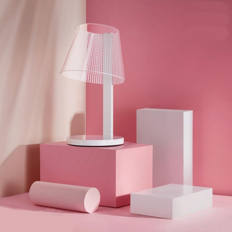 LED Table Lamp – White Stand