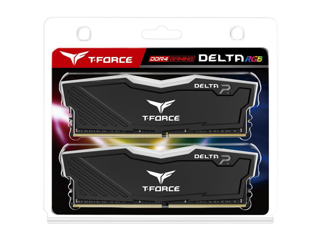 Team T-Force Delta RGB 16GB (2 x 8GB) 288-Pin DDR4 SDRAM DDR4 3200 (PC4 25600) Intel XMP 2.0